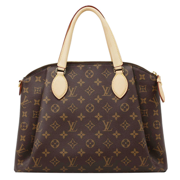 LOUIS VUITTON Rivoli MM Monogram Canvas Shoulder Bag Brown
