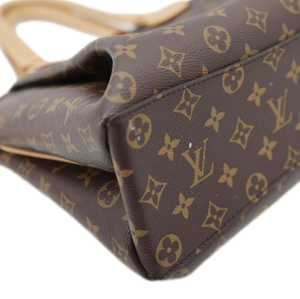 LOUIS VUITTON Rivoli MM Monogram Canvas Shoulder Bag Brown