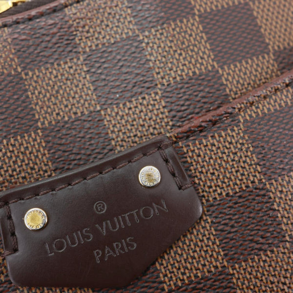 LOUIS VUITTON South Bank Besace Damier Ebene Crossbody Bag Brown