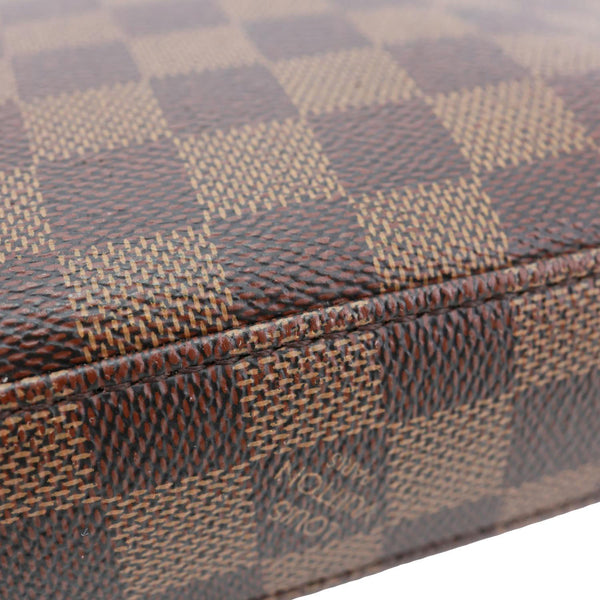 LOUIS VUITTON South Bank Besace Damier Ebene Crossbody Bag Brown