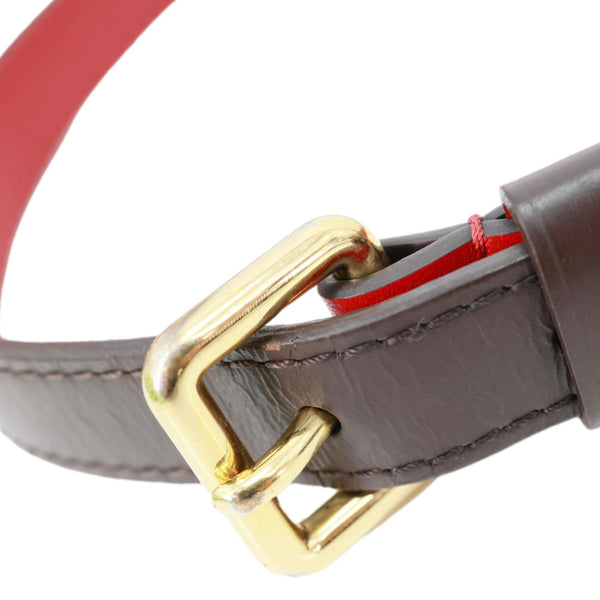 LOUIS VUITTON South Bank Besace Damier Ebene Crossbody Bag Brown