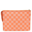 LOUIS VUITTON Element Damier Couleur Clutch Bag Piment