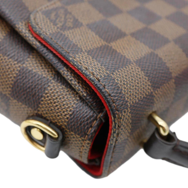 LOUIS VUITTON Croisette Damier Ebene Crossbody Bag Brown