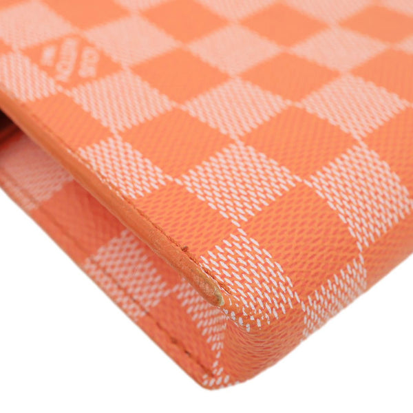 LOUIS VUITTON Element Damier Couleur Clutch Bag Piment