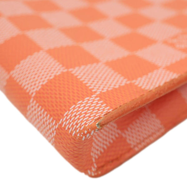 LOUIS VUITTON Element Damier Couleur Clutch Bag Piment