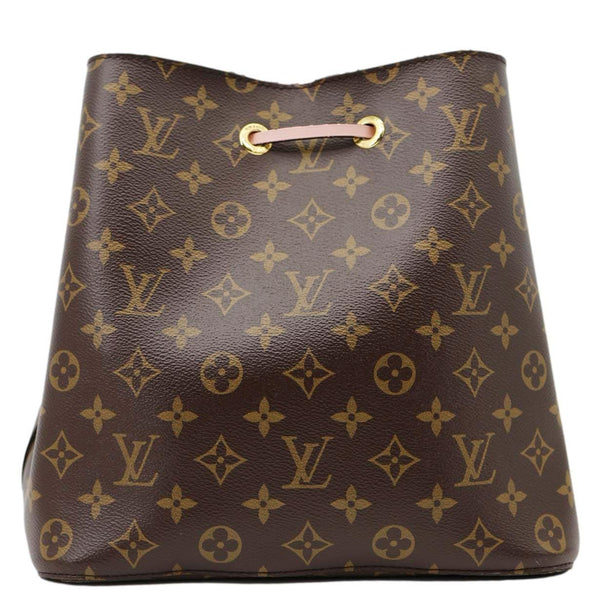 LOUIS VUITTON Neonoe MM Monogram Canvas Shoulder Bag Pink