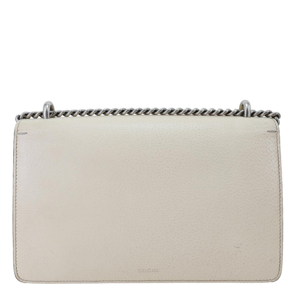 GUCCI Dionysus Small Dollar Calfskin Leather Shoulder Bag Cream 400249