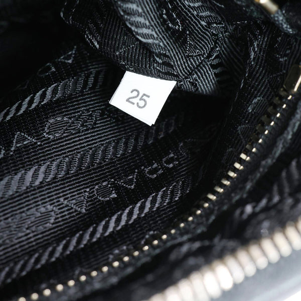 Prada System Re-edition Quilted Nappa Leather Shoulder Bag Black