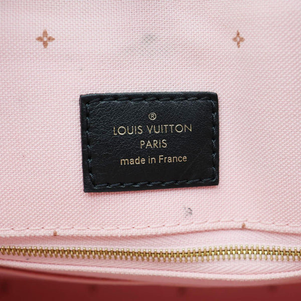 LOUIS VUITTON Onthego MM Fall For You Monogram Canvas Tote Bag Black