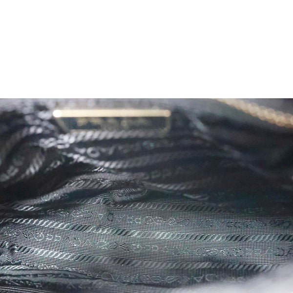 Prada System Re-edition Quilted Nappa Leather Shoulder Bag Black