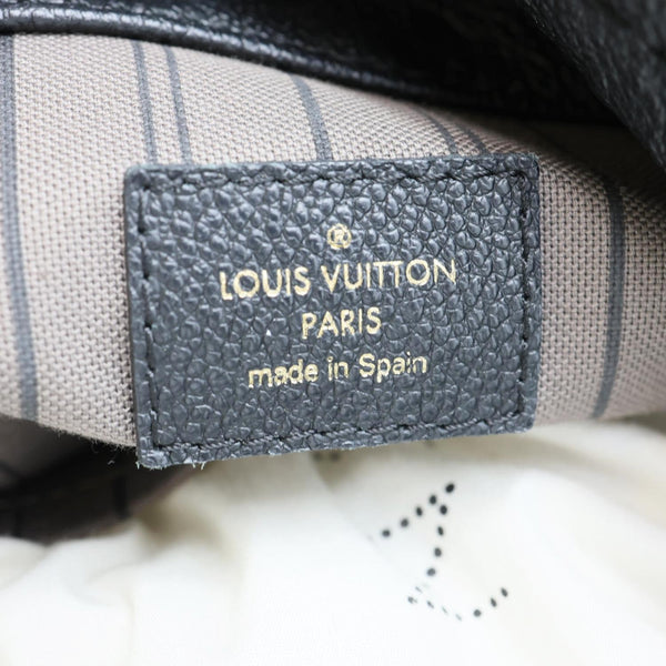 LOUIS VUITTON Artsy MM Monogram Empreinte Leather Hobo Bag Black