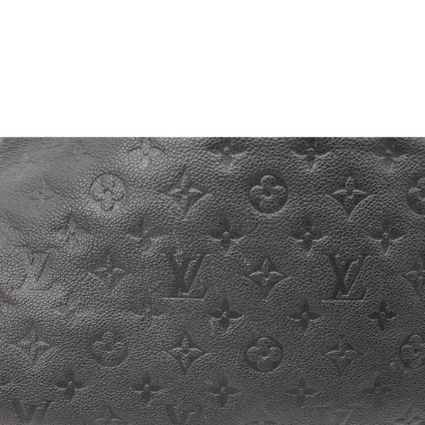 LOUIS VUITTON Artsy MM Monogram Empreinte Leather Hobo Bag Black