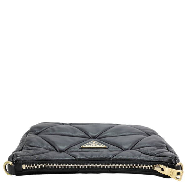 Prada System Re-edition Quilted Nappa Leather Shoulder Bag Black
