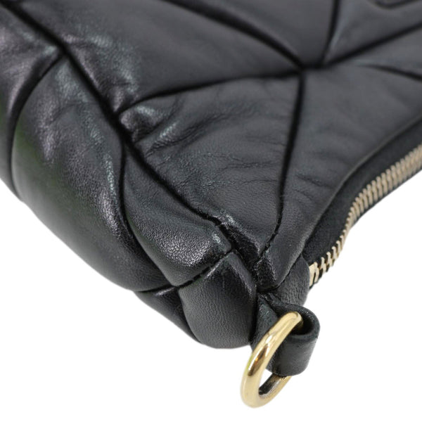 Prada System Re-edition Quilted Nappa Leather Shoulder Bag Black