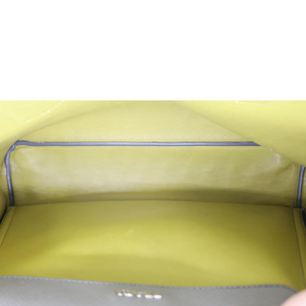 PRADA Double Handle Saffiano Leather Tote Bag Grey