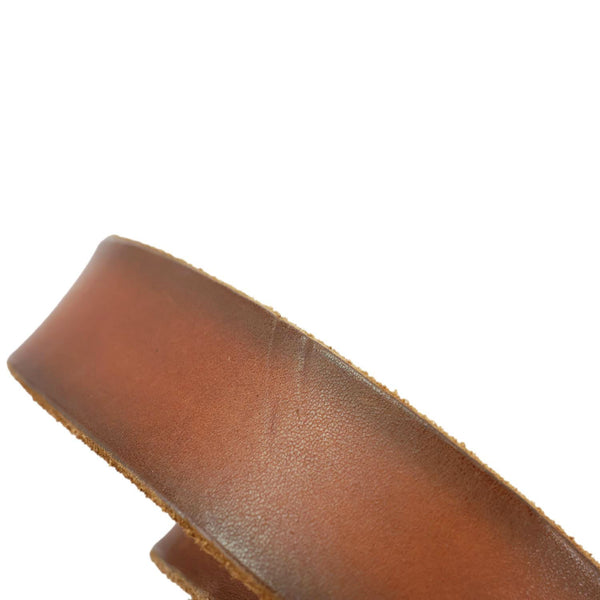 GUCCI GG Buckle Marmont Leather Belt Size 70.30 Brown 409416
