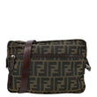 FENDI Zucca FF Canvas Vintage Messenger Bag Brown