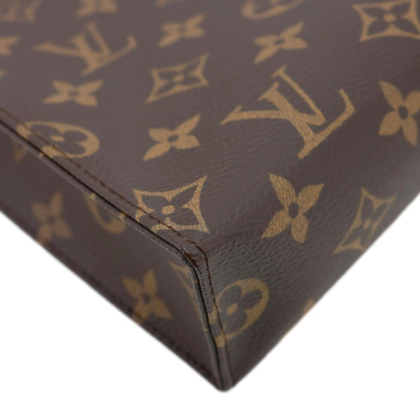 LOUIS VUITTON Toiletry Pouch 26 Monogram Canvas Clutch Brown