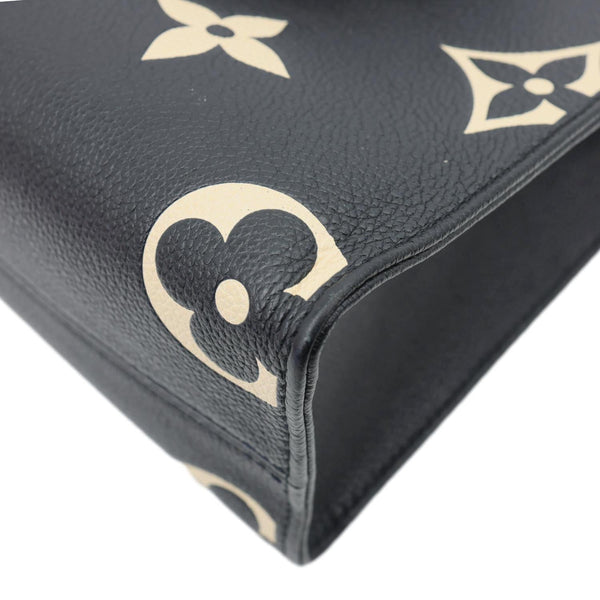 LOUIS VUITTON Onthego PM Monogram Empreinte Shoulder Bag Bicolor