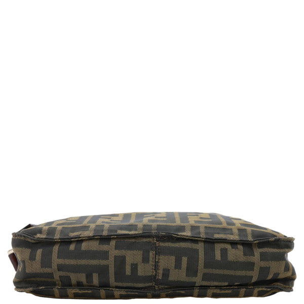 FENDI Zucca FF Canvas Vintage Messenger Bag Brown