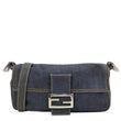 FENDI Denim Baguette Bag Blue