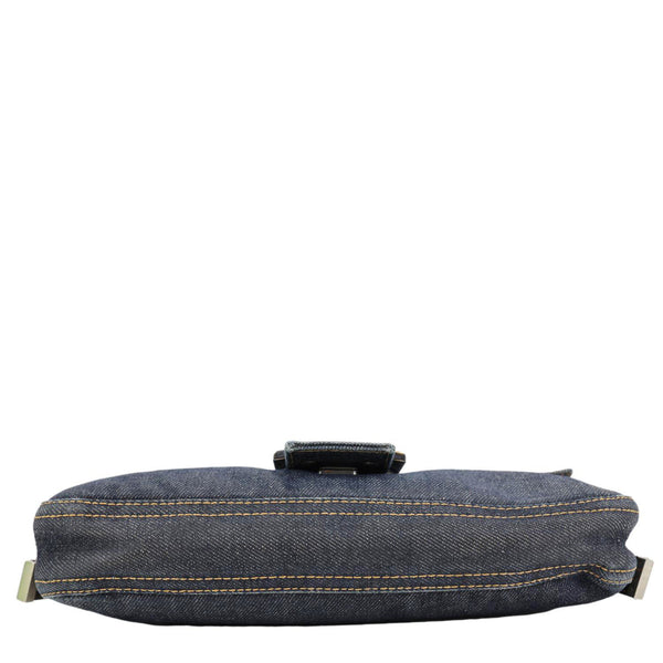 FENDI Denim Baguette Bag Blue