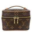 LOUIS VUITTON Nice Nano Monogram Canvas Vanity Case Brown