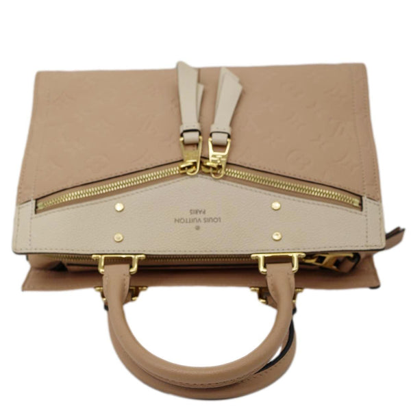 LOUIS VUITTON Sully PM Monogram Empreinte Leather Shoulder Bag Papyrus