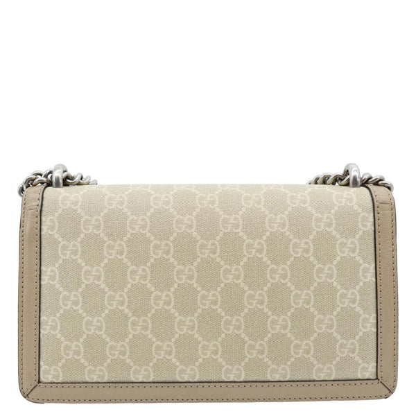 GUCCI Dionysus Small GG Supreme Shoulder Bag Beige 499623