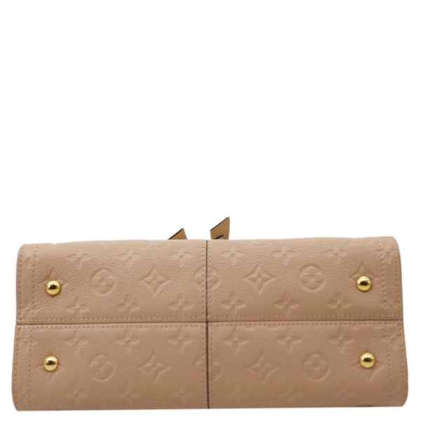 LOUIS VUITTON Sully PM Monogram Empreinte Leather Shoulder Bag Papyrus