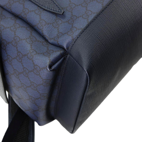 GUCCI Ophidia GG Supreme Canvas Backpack Navy Blue 598140