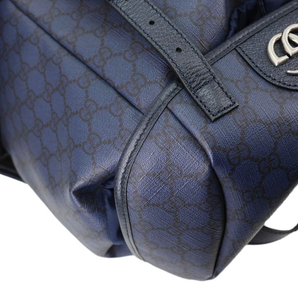 GUCCI Ophidia GG Supreme Canvas Backpack Navy Blue 598140