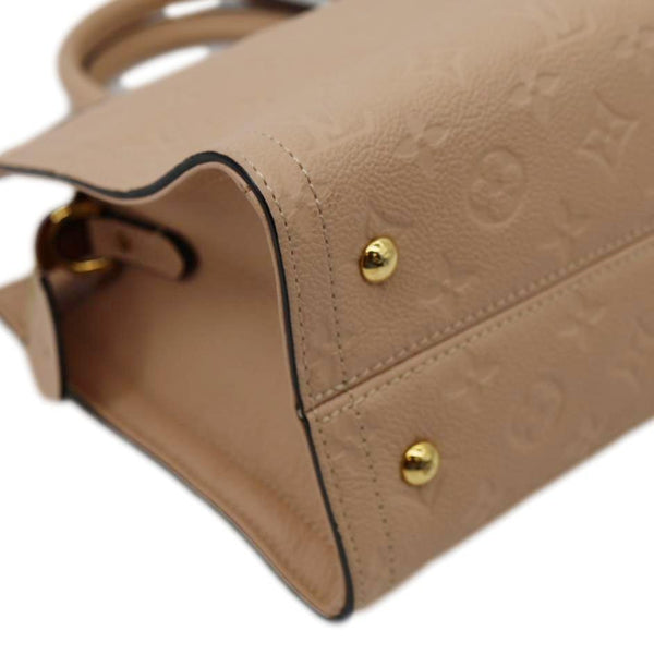 LOUIS VUITTON Sully PM Monogram Empreinte Leather Shoulder Bag Papyrus