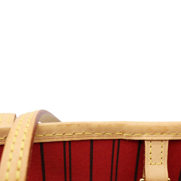 LOUIS VUITTON Neverfull MM Monogram Canvas Tote Bag Brown