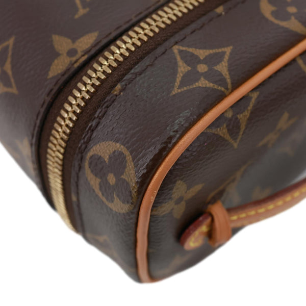 LOUIS VUITTON Nice Nano Monogram Canvas Vanity Case Brown