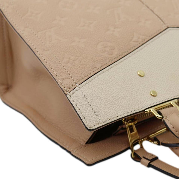 LOUIS VUITTON Sully PM Monogram Empreinte Leather Shoulder Bag Papyrus