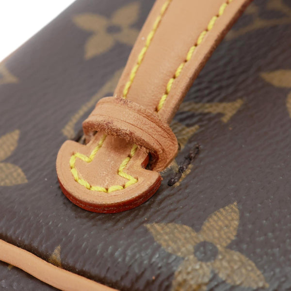 LOUIS VUITTON Nice Nano Monogram Canvas Vanity Case Brown