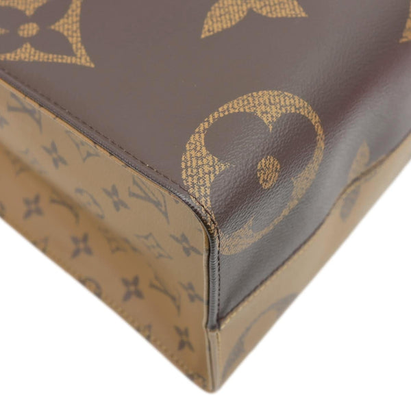 LOUIS VUITTON Onthego MM Giant Monogram Reverse Canvas Tote Bag Brown