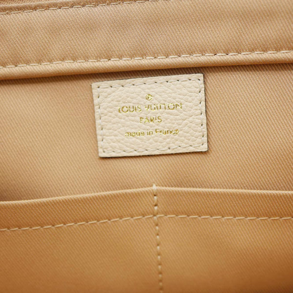 LOUIS VUITTON Sully PM Monogram Empreinte Leather Shoulder Bag Papyrus