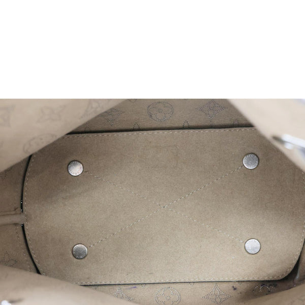 LOUIS VUITTON Bella Mahina Calf Leather Crossbody Bag Beige