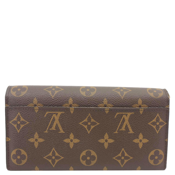 LOUIS VUITTON Sarah Monogram Canvas Wallet Red