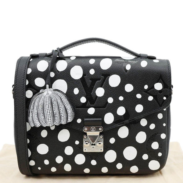 LOUIS VUITTON x YK Metis Pochette Monogram Giant Empreinte Dot Shoulder Bag Black