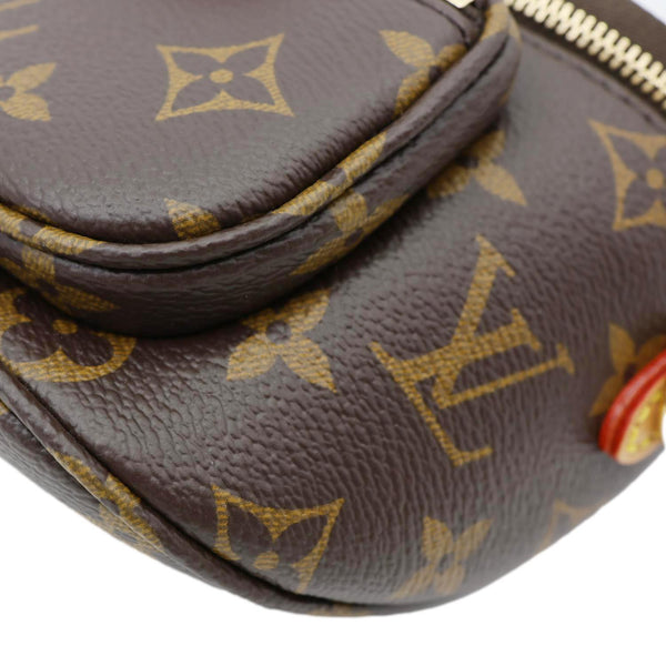 LOUIS VUITTON Mini Monogram Canvas Bumbag Brown