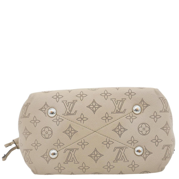 LOUIS VUITTON Bella Mahina Calf Leather Crossbody Bag Beige