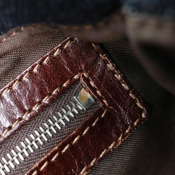 FENDI Denim Baguette Bag Blue