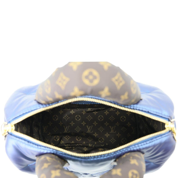 LOUIS VUITTON Speedy Pillow Bandouliere 25 Econyl Nylon Crossbody Bag Navy Blue