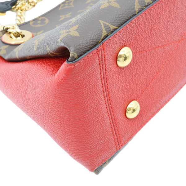 LOUIS VUITTON Surene BB Monogram Canvas Shoulder Bag Red