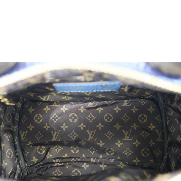 LOUIS VUITTON Speedy Pillow Bandouliere 25 Econyl Nylon Crossbody Bag Navy Blue