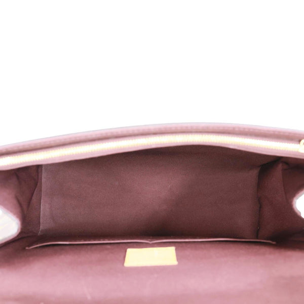 LOUIS VUITTON Cluny MM Monogram Canvas Crossbody Bag Brown
