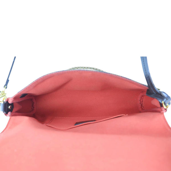 LOUIS VUITTON Favorite MM Damier Ebene Canvas Shoulder Bag Brown